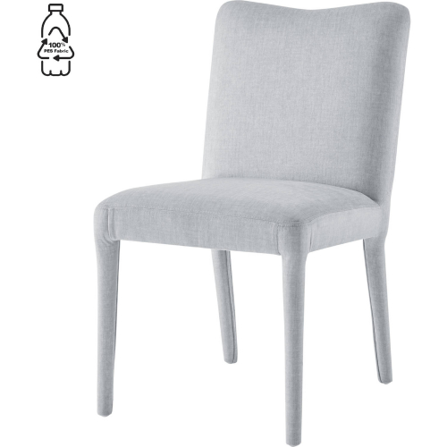 Alder Dining Chair in Gray Velvet (Set of 2)